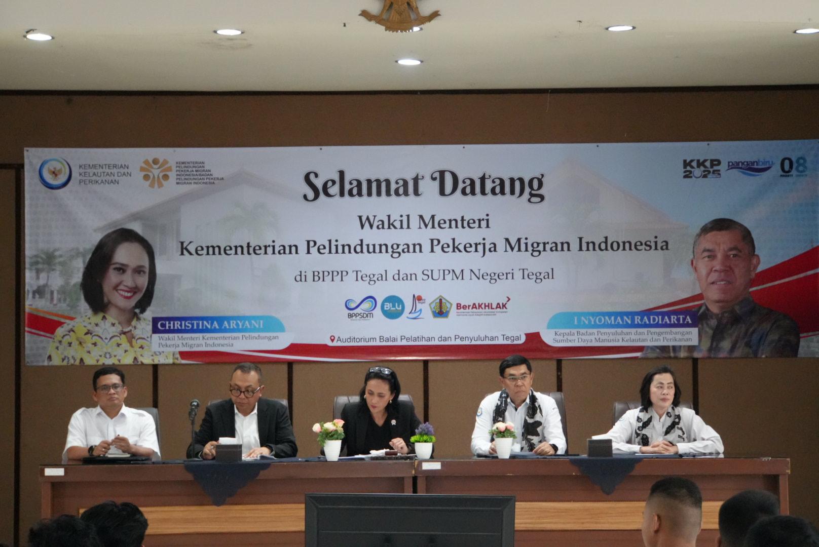 Wamen Christina Dukung Lulusan BPPP Tegal Bersaing di Level Internasional